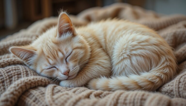 Cream-colored_cat_sleeping_on_knitted_blanket_cozy_warm_lighting_ultra-realistic_4K_photo_high-resolution_soft_fur_peaceful_expression_wallpaper