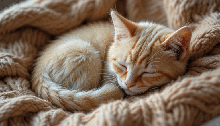 Cream-colored_cat_sleeping_on_knitted_blanket_cozy_warm_lighting_ultra-realistic_4K_photo_high-resolution_soft_fur_peaceful_expression_wallpaper