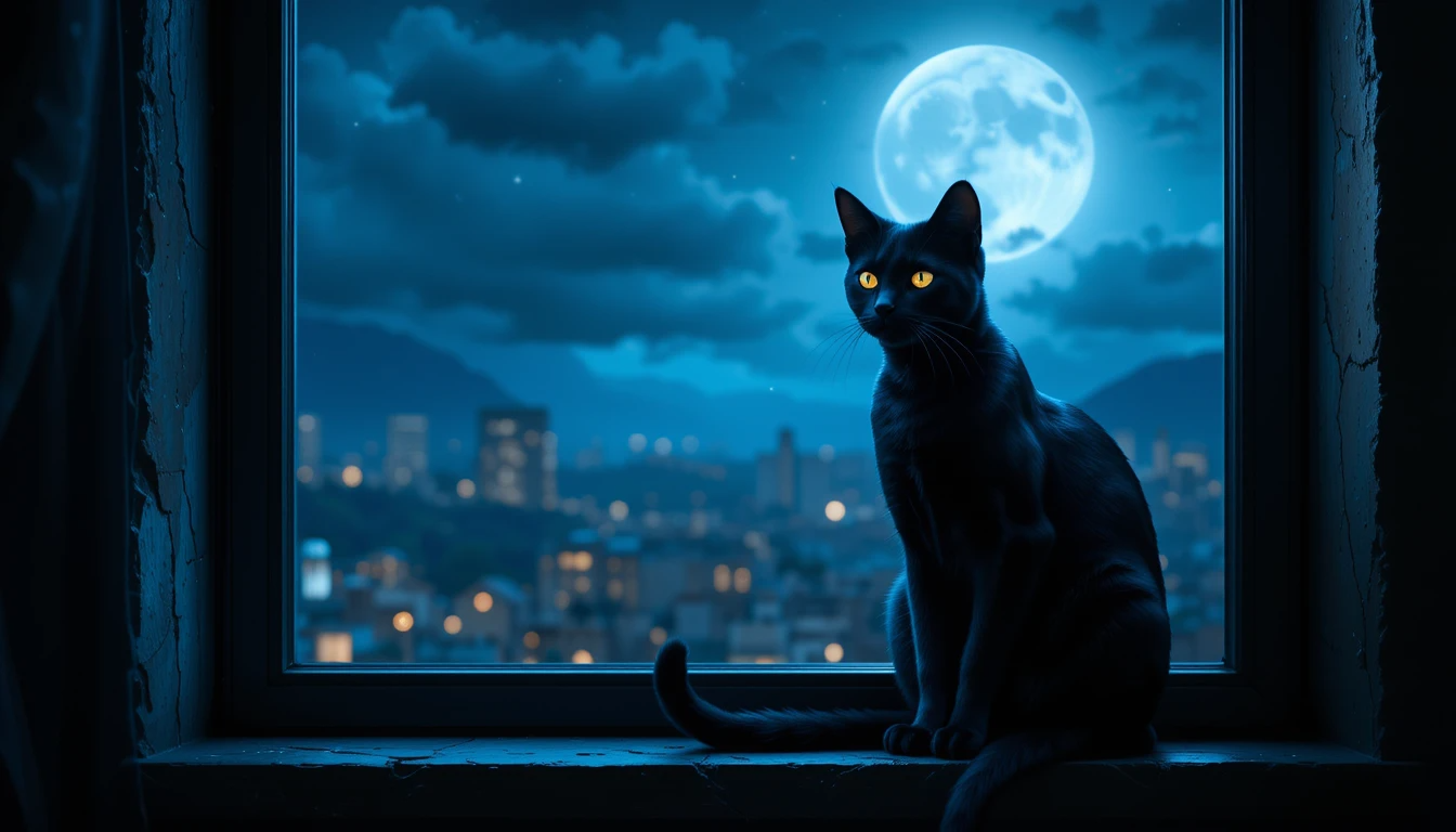 Sleek_black_cat_with_golden_eyes_on_windowsill_moonlight_night_sky_4K_ultra-realistic_photo_silky_fur_moody_lighting_dramatic_wallpaper