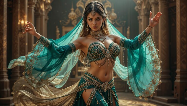 Curvy_Belly_Dancer_Arabic_Model_In_Traditional_Costume_Hyper_Realistic_4K_Photo_Realism_mobile_phone_wallpaper_HD