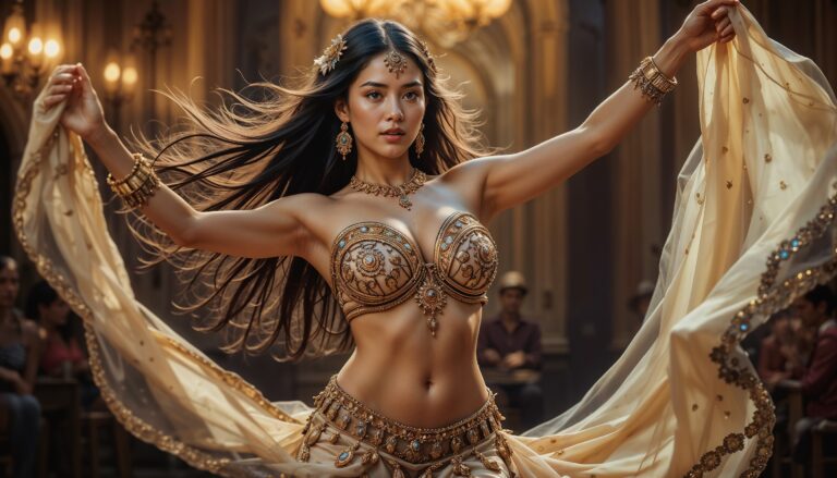 Curvy_Belly_Dancer_In_Traditional_Costume_Performing_Middle_Eastern_Dance_With_Grace_And_Elegance_In_4K_Photo_Realism_mobile_phone_wallpaper_HD