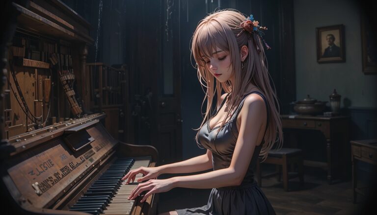 Hot_Anime_Girl_Playing_Piano_With_Tears_Falling_In_Dark_Room_Image_Of_Sad_Anime