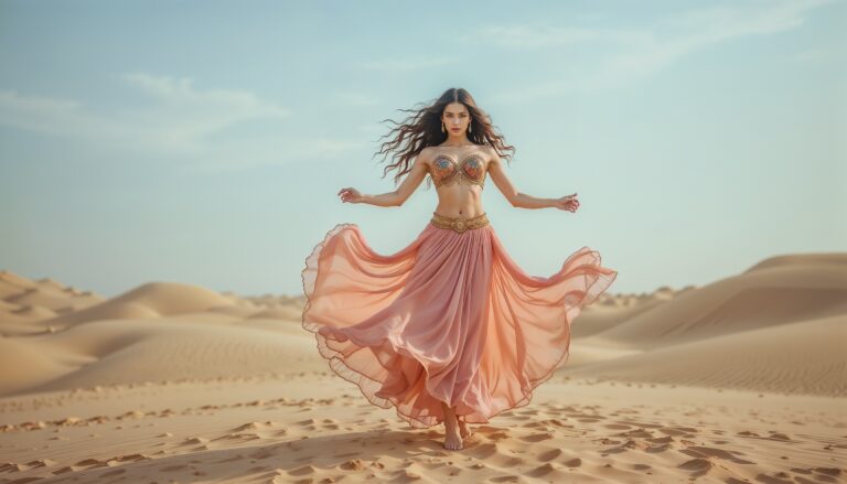 Pastel_Arabian_Curvy_Belly_Dancer_With_Voluptuous_Figure_Hips_42_Waist_30_Chest_40_Dancing_In_Sand_Dunes_mobile_phone_wallpaper_HD