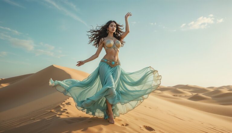 Pastel_Arabian_Curvy_Belly_Dancer_With_Voluptuous_Figure_Hips_42_Waist_30_Chest_40_Dancing_In_Sand_Dunes_mobile_phone_wallpaper_HD