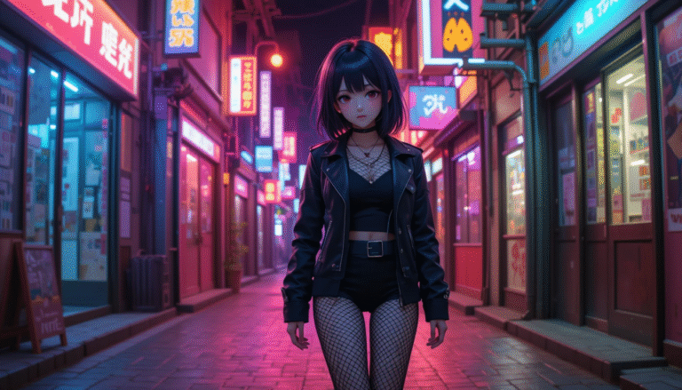 Sad_Anime_Girl_In_Fishnet_Tights_Walking_Through_Neon_Alley_With_Tears_Image_Of_Sad_Anime