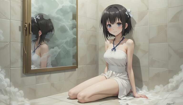 Sad_Anime_Girl_In_Towel_Sitting_On_Bathroom_Floor_With_Tear_Streaks_Image_Of_Sad_Anime