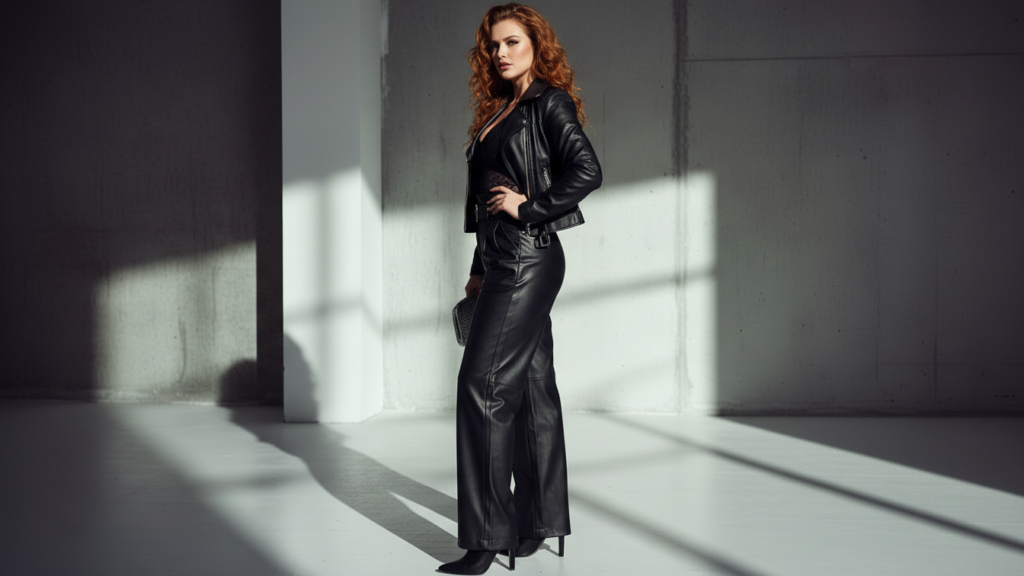 Biker Chic Iconic Leather Outfits That Define the Aesthetic