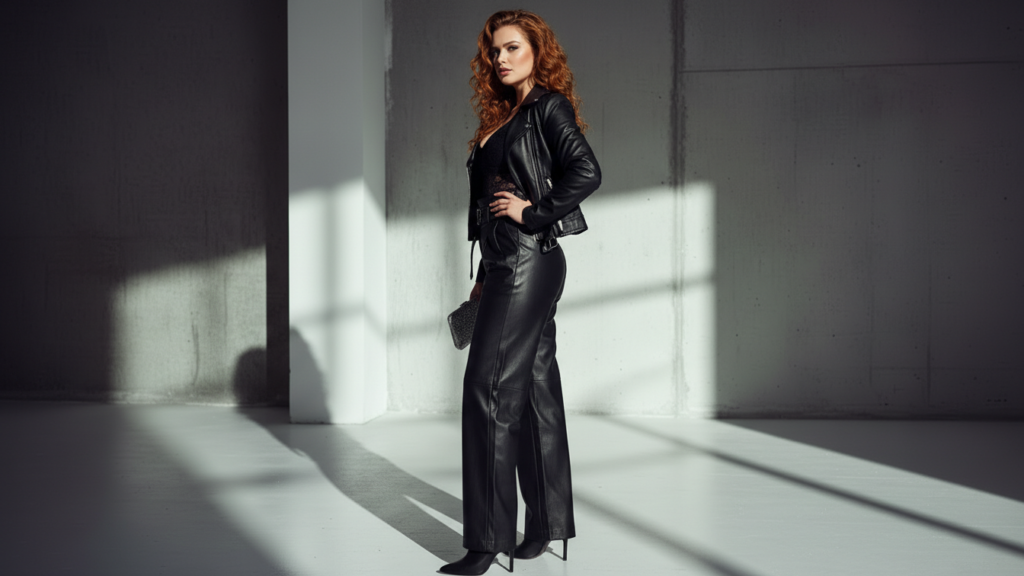 Steal the Spotlight Bold Leather Looks for the Modern Diva