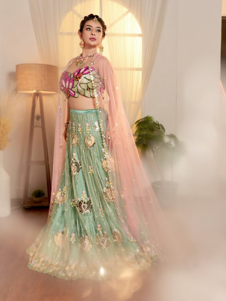 ankita dave beautiful lehenga photoshoot image 08