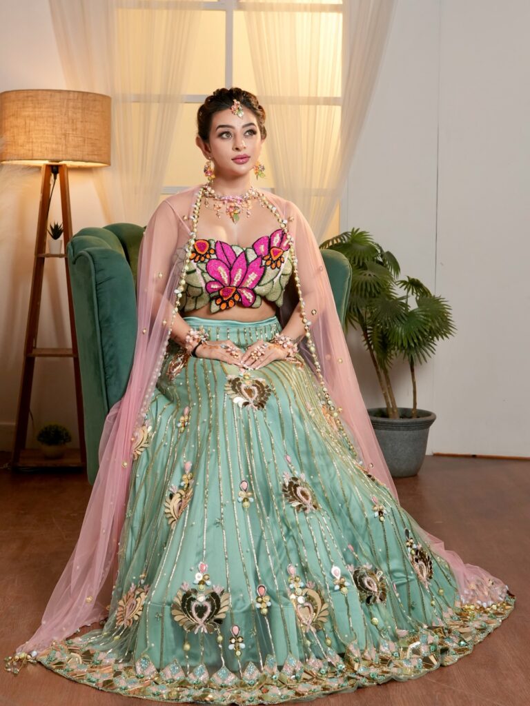 ankita dave indian ethnic lehenga look 10