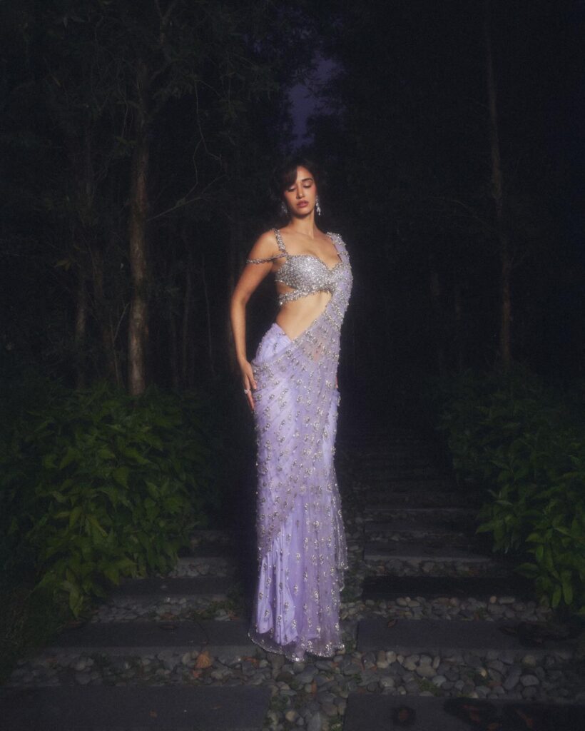 disha patani designer saree fashion photoshoot