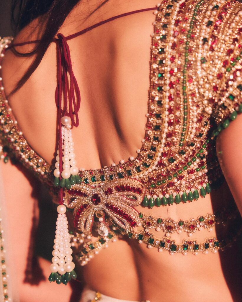 disha patani elegant white saree actress portrait