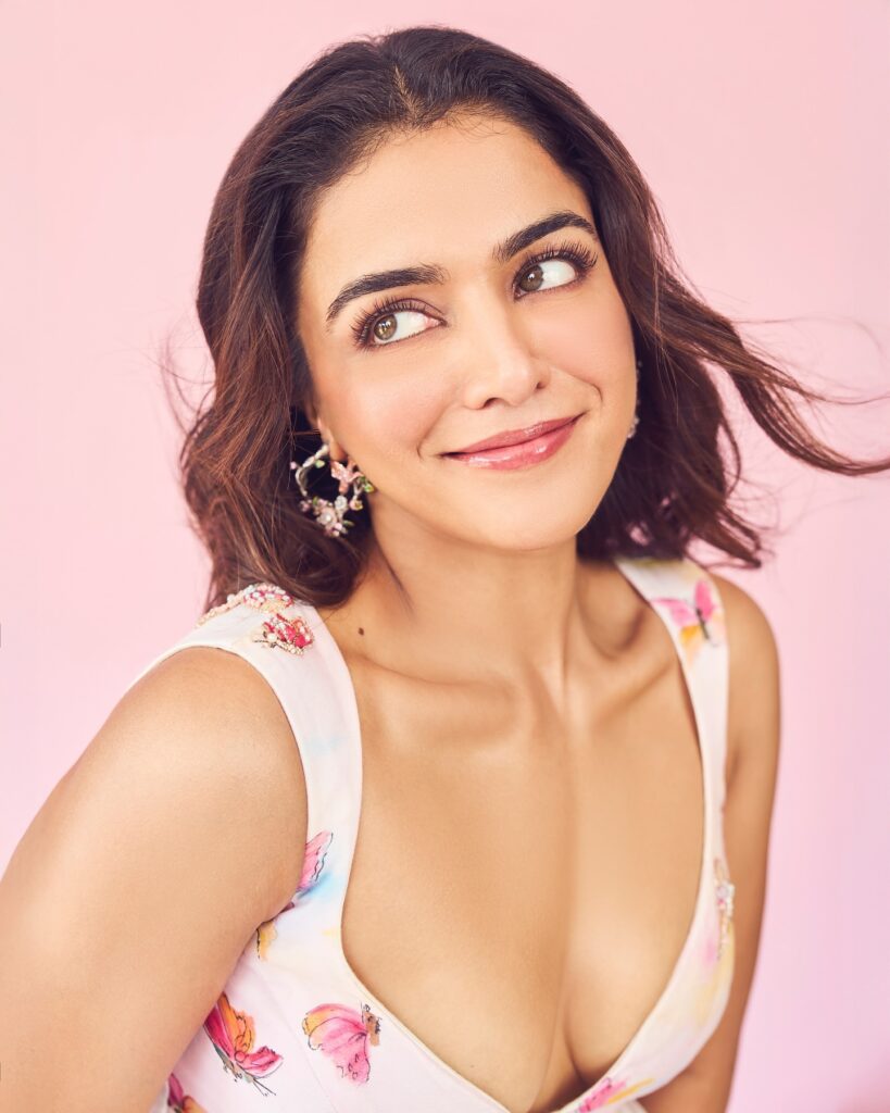 wamiqa gabbi pastel floral lehenga fashion photo